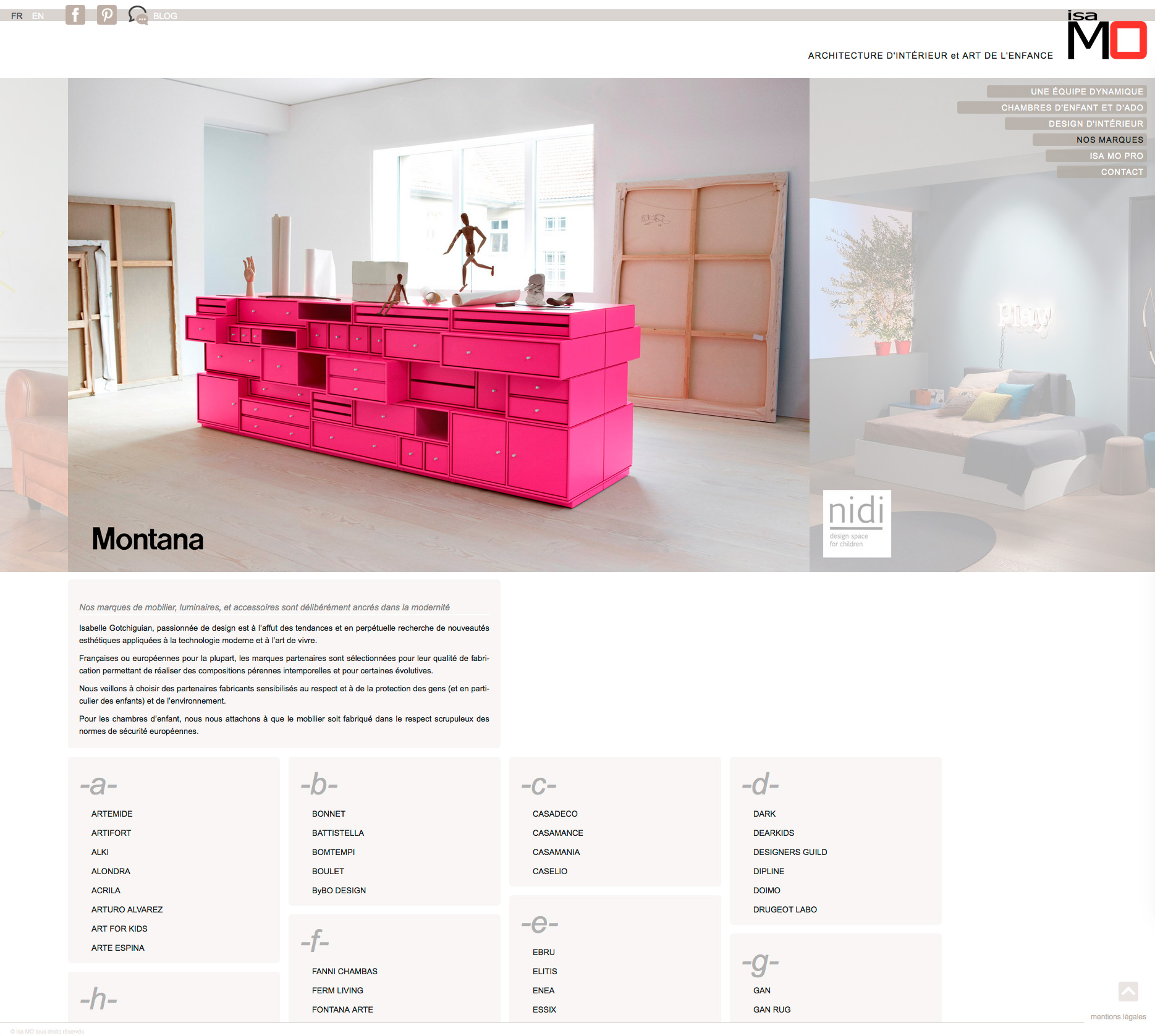 Le site d'Isa MO - L'art de l'enfance