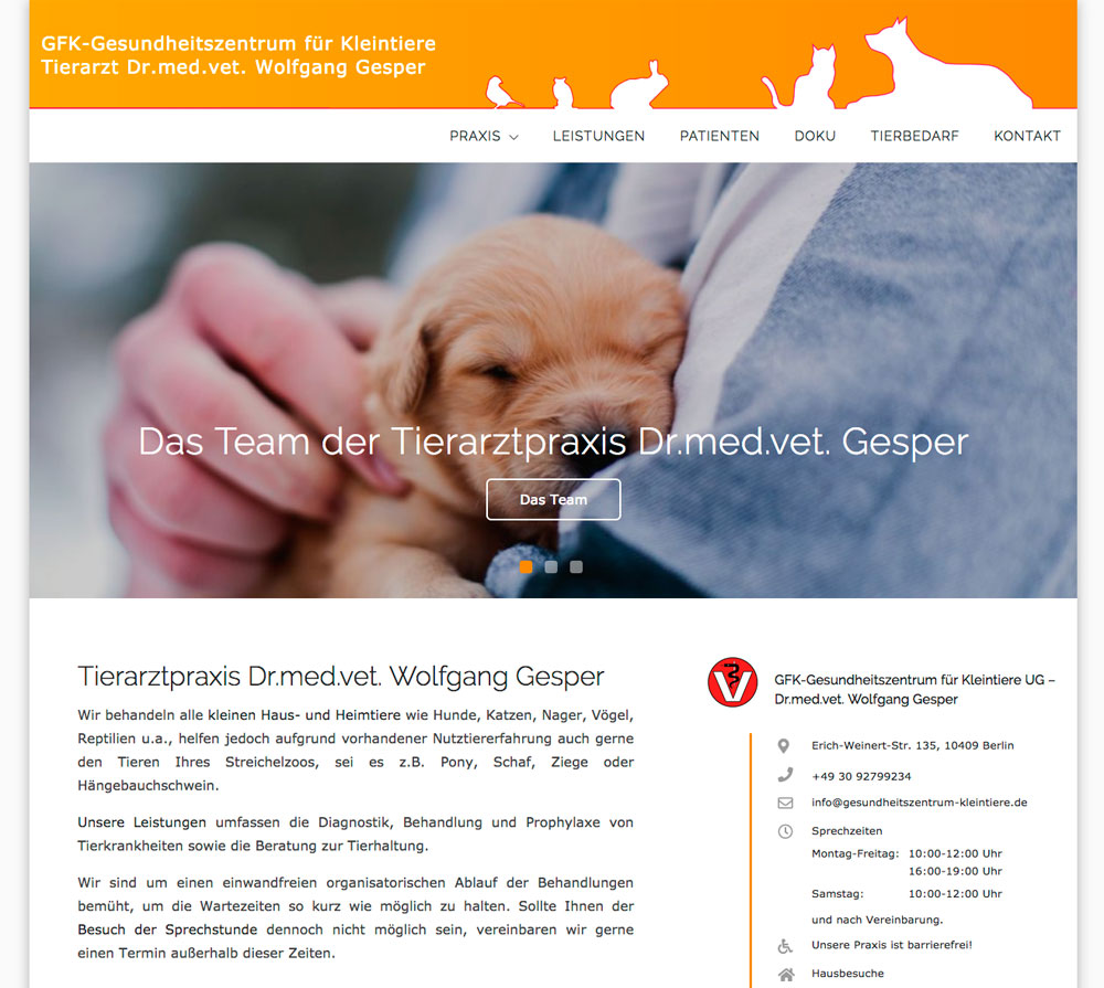 Tierarztpraxis Dr.med.vet. Wolfgang Gesper in Berlin Prenzlauer Berg